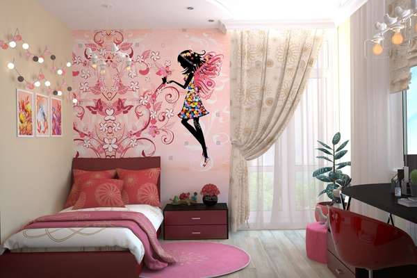 A Bubbly Interior Fo Little Girl Bedroom