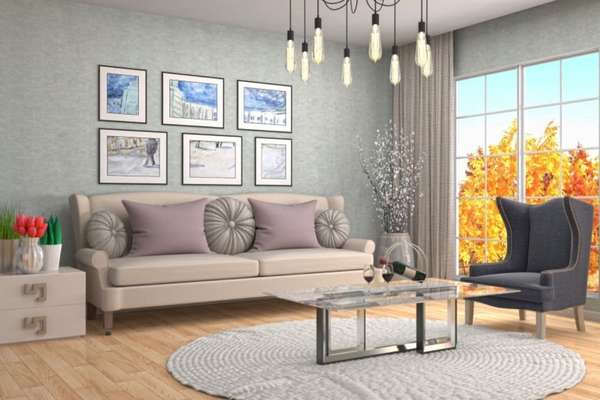 Choose A Warm Gray living room