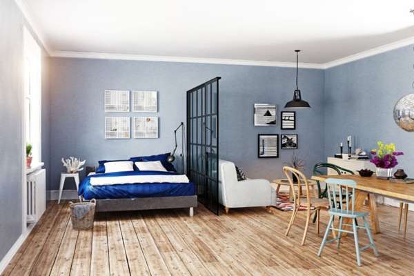  Contrast Navy Blue Walls With White Ceiling