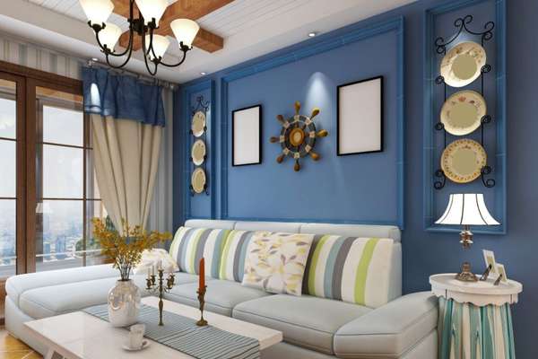  Create A Sky Blue Living Room Scheme