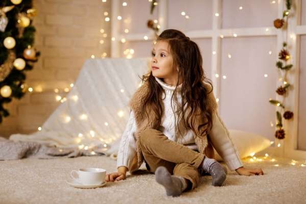 Toddler Girl Room With Fairy Lights