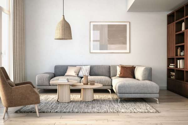 Select Carpet Material living room
