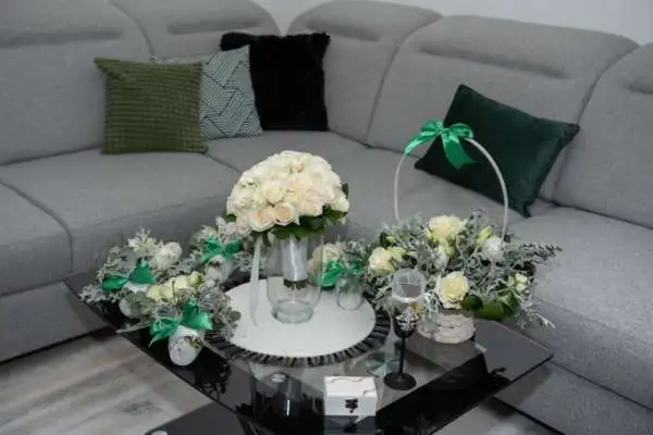 Display Some Fresh Florals To Decorate A Side Table In A Living Room