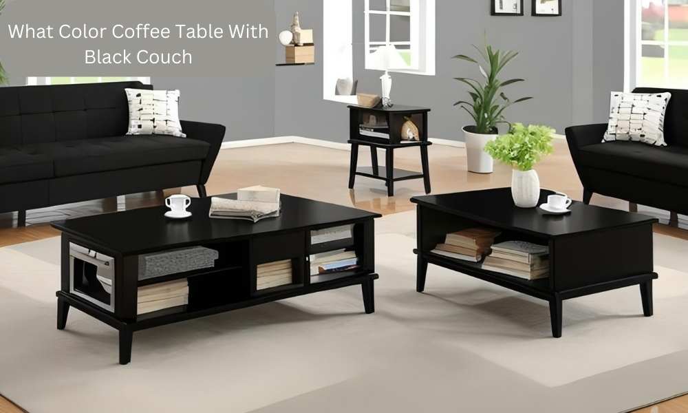 What Color Coffee Table With Black Couch