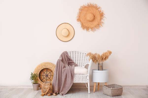 Wicker Basket Wall Decor