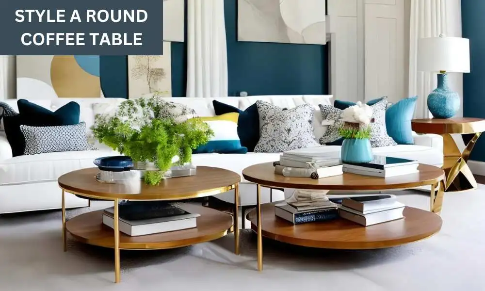 how to Style A Round Coffee Table