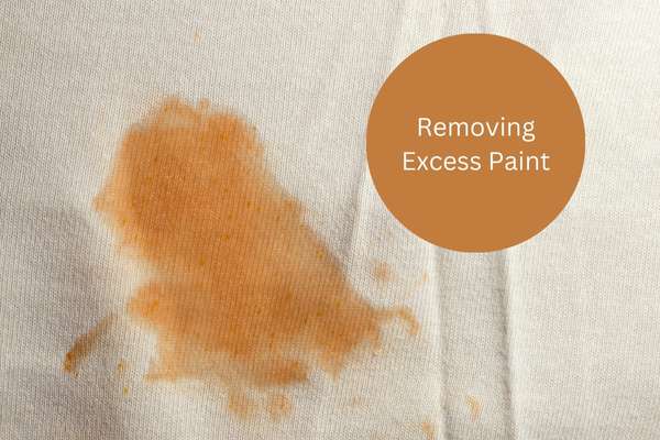 Removing Excess Wall Paint Clothes