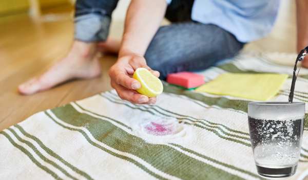 Clean The Stain Using A Mild Detergent And Warm Water