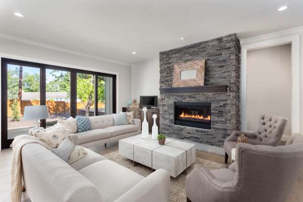 Add Tv Over A Decorate A Living Room With A Fireplace
