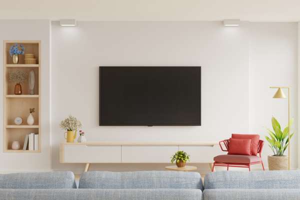 Use Wall-Mounted Lighting Decorate A Mobile Home Living Room