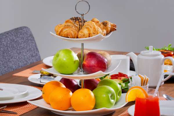 Use Fruit Trays On The Coffee Table