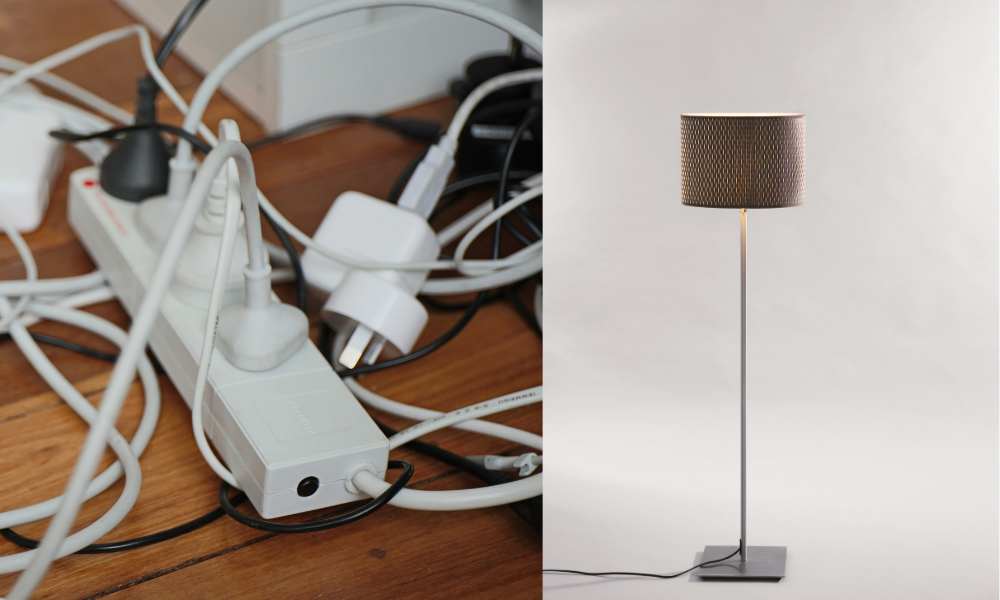How To Hide Lamp Cords On The Floor