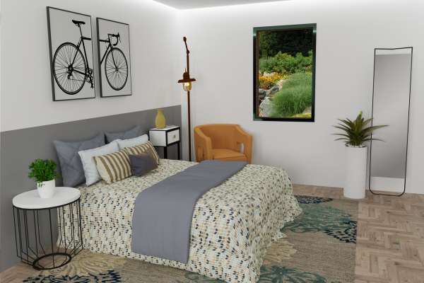 Enhancing Walls with Art and Decorative Pieces for a Small master Bedroom