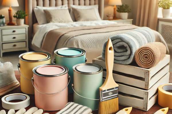 Gathering Your Supplies for Painting Bedroom Furniture