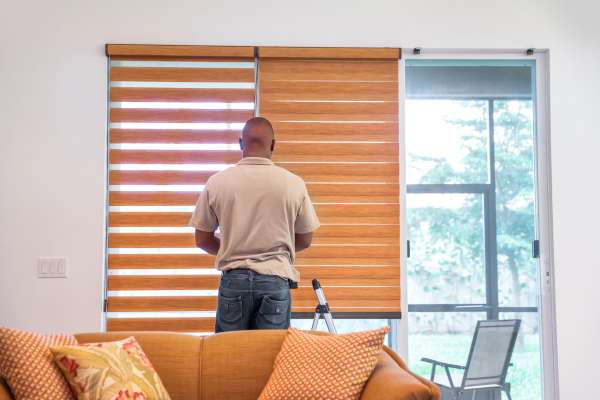 Maximizing Darkness with Layered Window Treatments