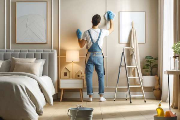 Preparing Your Bedroom Walls for Cleaning