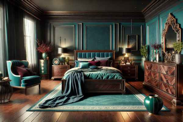 Bold and Dramatic Colors That Enhance Dark Wood Tones