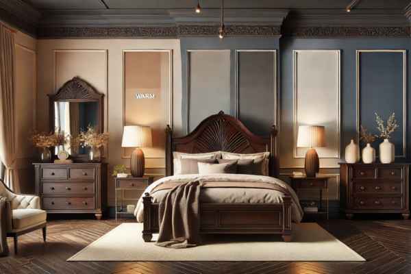 Choosing the Right Undertones for a Harmonious Look Color Paint Goes With Dark Brown Furniture In Bedroom