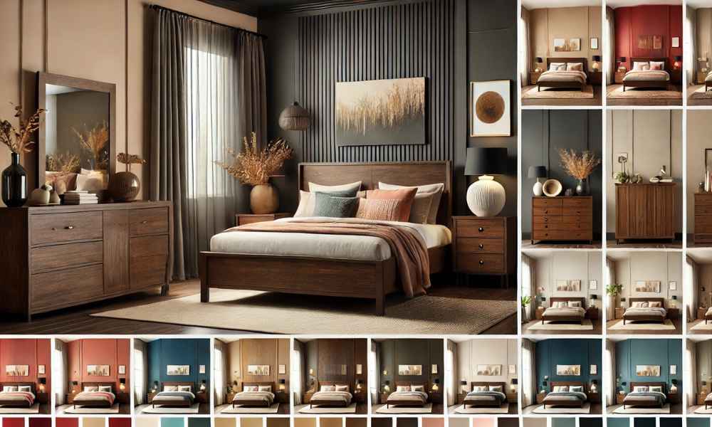 What Colors Go With Dark Wood Bedroom Furniture